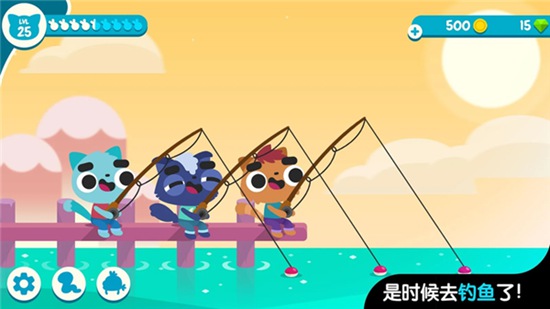 小猫钓鱼游戏中文版游戏2