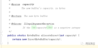 Java ByteBuffer allocate方法详解