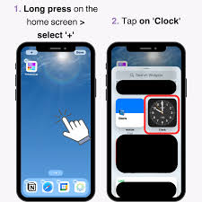 iphone桌面如何设置数字时钟