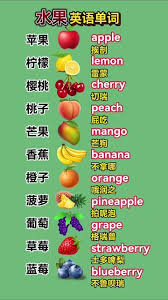 水果的各种名称有哪些