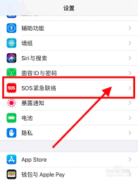 iPhone怎么设置紧急联系人