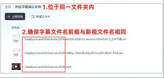 夸克网盘外挂字幕方法
