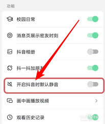 抖音如何设置开启默认静音