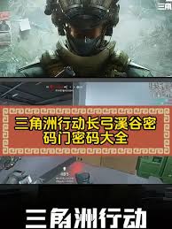 震惊!三角洲行动长弓溪谷密码大全首度曝光,速来探秘!