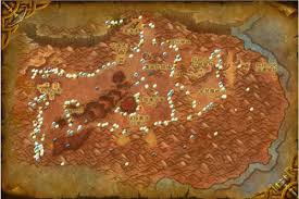魔兽世界真银矿石菲拉斯矿点分布图