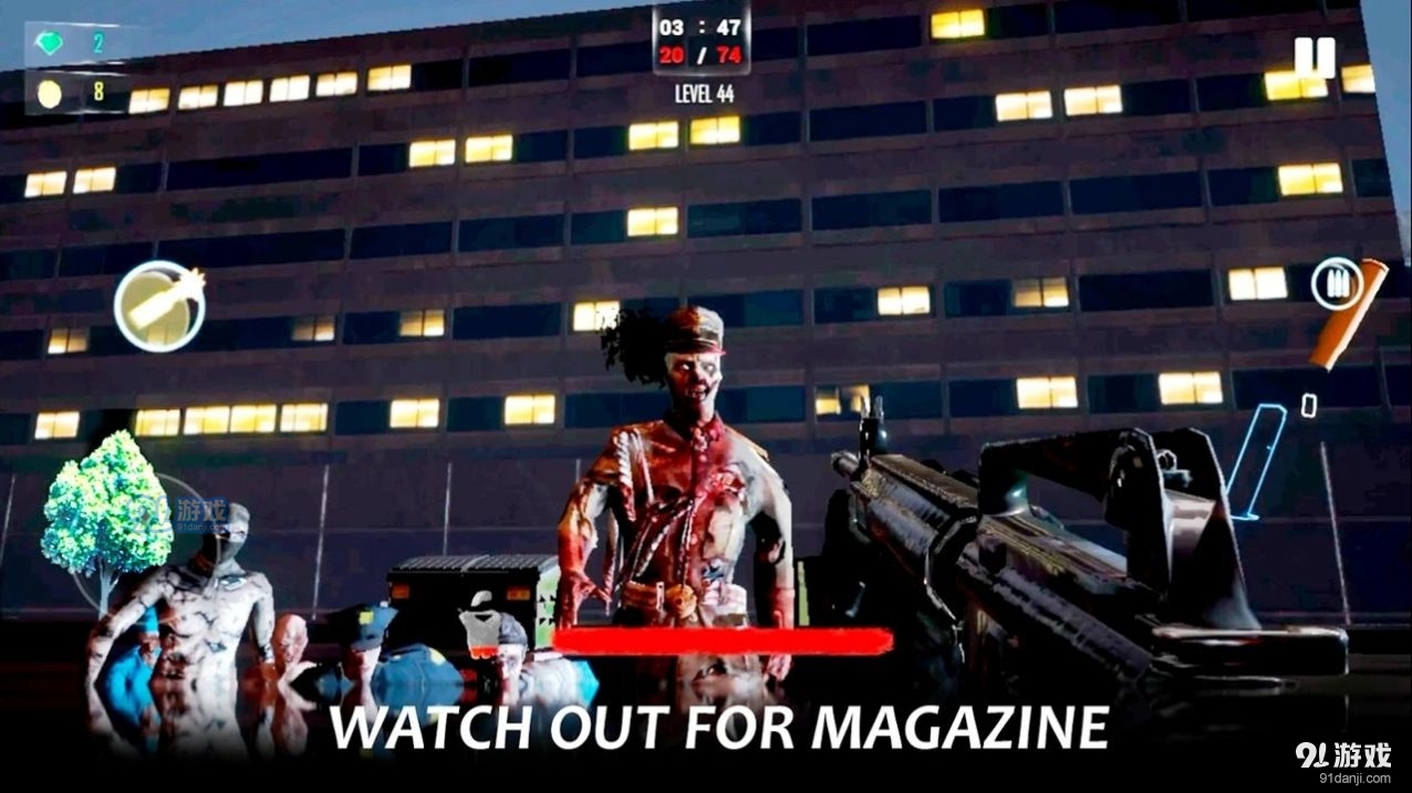 杀死僵尸生存射击1
