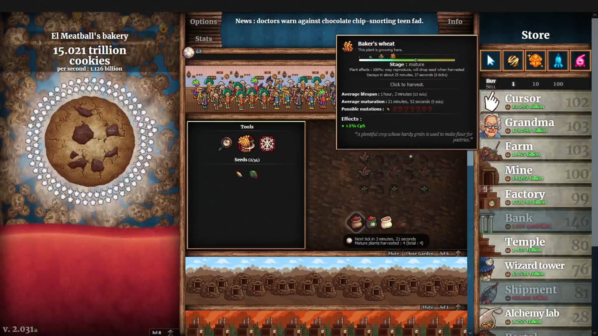无尽的饼干Cookie Clicker4