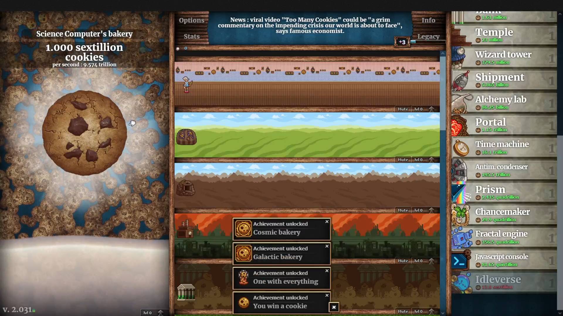 无尽的饼干Cookie Clicker0