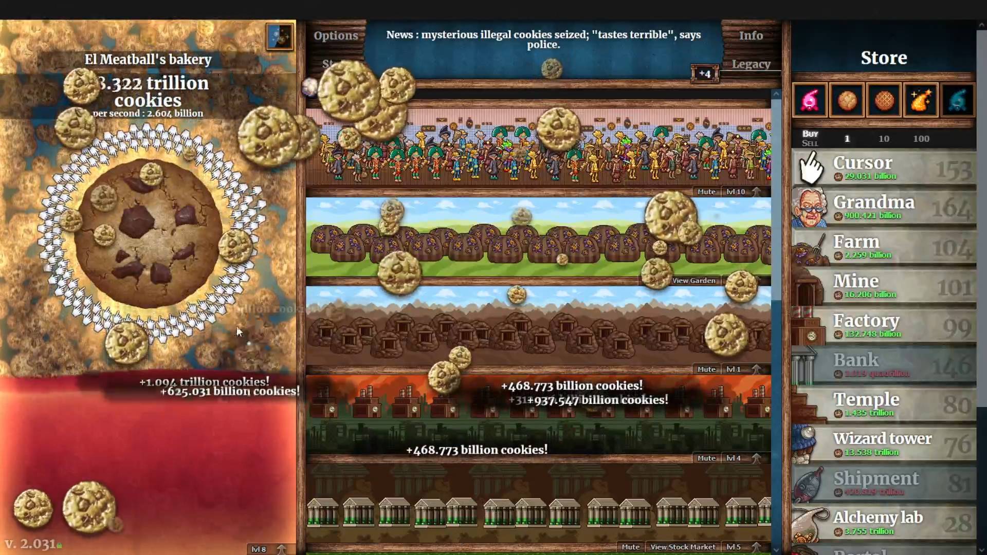 无尽的饼干Cookie Clicker1