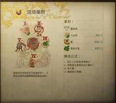 天国拯救2炼金配方有哪些