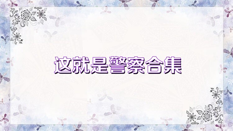 这就是警察合集