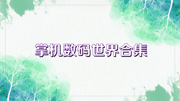 掌机数码世界合集