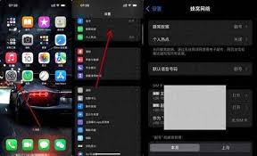 苹果手机如何设置双卡