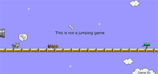 跳跃闯关小游戏