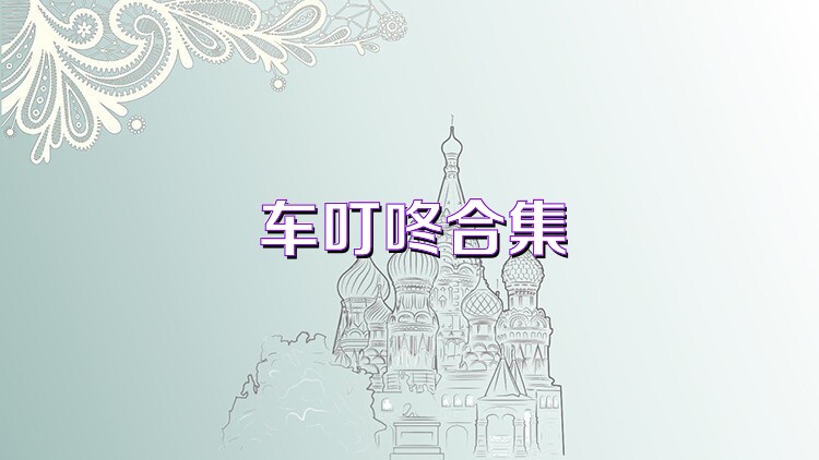 车叮咚合集