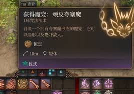 博德之门3如何永久召唤小趴铲